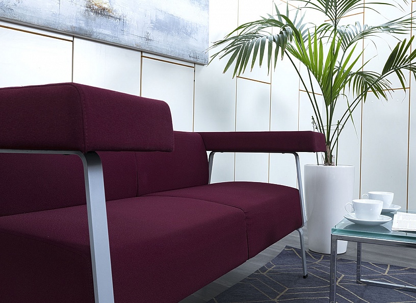 Офисный диван Bene Ткань Красный Coffice Linear  (ДНТК-24033)